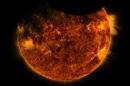 NASA's solar observatory witnesses rare double eclipse