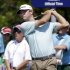 Lucas Glover tees off on the 10th hole during the third round of the PGA Zurich Classic golf tournament at TPC Louisiana in Avondale, La., Saturday, April 27, 2013. (AP Photo/Gerald Herbert)