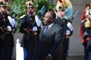 Gabonese President Ali Bongo Ondimba, pictured on September 14, 2015, will seek a second seven-year term