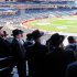 In this April 3, 2012 photo provided by VosIzNeias.com, a group of Ultra Orthodox Jews who believe that the Internet threatens their way of life, check out the facilities at New York's Citi Field, which they ultimately rented for an unprecedented gathering. The upcoming May 20 rally at the Mets' Stadium will address how to use modern technology in a religiously appropriate way. More than 40,000 ultra-Orthodox Jewish men plan to pack Citi Field for the Sunday evening gathering on the dangers of the Internet, and organizers have also rented the nearby Arthur Ashe Stadium for the overflow crowd. (AP Photo/VosIzNeias.com) MANDATORY CREDIT