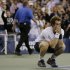 Britain's Andy Murray reacts after beating Serbia's Novak Djokovic in the championship match at the 2012 US Open tennis tournament,  Monday, Sept. 10, 2012, in New York.  (AP Photo/Charles Krupa)