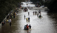 1.600 Korban Banjir di Pluit Dievakuasi Amfibi  