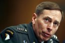 US Commander in Iraq General David Petraeus speaks to the Senate Armed Services Committee on Capitol Hill in Washington