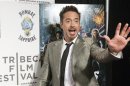 Robert Downey Jr. arrives at the screening of the film 