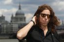 Snowboarder and Winter Olympic gold medallist Shaun White talks to Reuters on the banks of the River Thames in London
