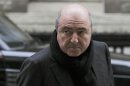 Russian oligarch Boris Berezovsky arrives at a division of the High Court in central London