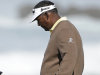 Vijay Singh, of Fiji, looks over his driver before hitting from the 13th tee of the Monterey Penisnula Country Club Shore Course during the second round of the AT&T Pebble Beach Pro-Am golf tournament on Friday, Feb. 8, 2013, in Pebble Beach, Calif. (AP Photo/Eric Risberg)