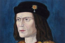 Undated photo made available by the University of Leicester, England, Monday Feb. 4, 2013 of the earliest surviving portrait of Richard III in Leicester Cathedral, ahead of an announcement about the identity of the skeleton found underneath a car park last September. Richard was immortalized in a play by Shakespeare as a hunchbacked usurper who left a trail of bodies — including those of his two young nephews, murdered in the Tower of London — on his way to the throne. (AP Photo/ University of Leicester)