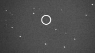 Astrophysicist Giancula Masi of the Virtual Telescope project snapped this image of the near-Earth asteroid 2012 TC4 on Oct. 10, 2012. The asteroid will fly within 59,000 miles of Earth on Oct. 12.