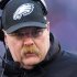 FILE - Philadelphia Eagles head coach Andy Reid during the first half of an NFL football game against the New York Giants Sunday, Dec. 30, 2012 in East Rutherford, N.J. Reid has been fired after 14 seasons coaching the Philadelphia Eagles. The Eagles made the announcement Monday, Dec. 31, 2012. (AP Photo/Peter Morgan, File)
