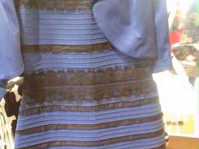 this dress? This dress that might be white and gold or black and blue ...