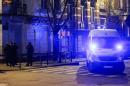 Police officers conduct new searches linked to Paris terrorist attacks in Molenbeek on December 30, 2015