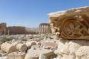 A general view taken on March 27, 2016 shows part of the ancient city of Palmyra, after Syrian government troops recaptured the UNESCO world heritage site from the Islamic State group