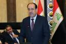 Iraqi Prime Minister Nuri al-Maliki speaks at the opening day of a counter-terrorism conference in Baghdad on March 12, 2013