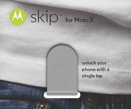 Motorola Skip其實是個夾式NFC感應標籤