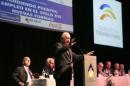 Former Chilean President Lagos speaks during the 20th anual meeting of the Circulo de Montevideo Fundation in city Luque