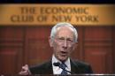 U.S. Federal Reserve Vice Chair Stanley Fischer addresses The Economic Club of New York in New York