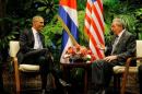 U.S. President Barack Obama and Cuba's President Raul Castro meet in Havana