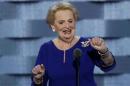 Former U.S. Secretary of State Madeleine Albright speaks at the Democratic National Convention in Philadelphia