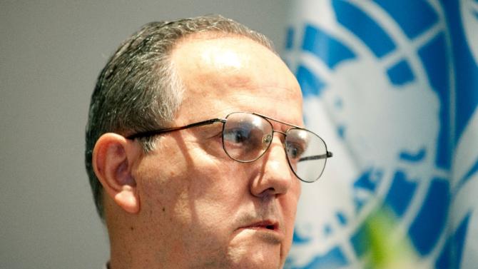 UN special rapporteur on torture <b>Juan Mendez</b>, pictured here during a press <b>...</b> - 3689e1245835c6f4222ee41ed2099c31ffa45503