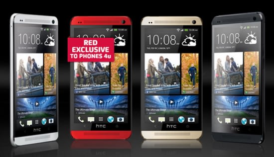 New HTC One共推出四種顏色，包括台灣已上市的冰川銀、魅麗紅與絕地黑，再來就是新款金色版了