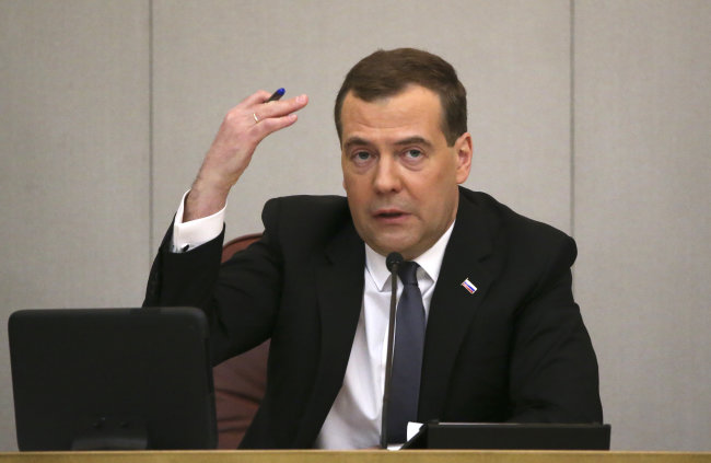 Russian Dmitry Medvedev