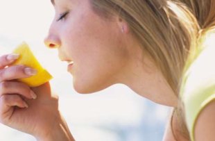 Sniff a lemon to boost your mood