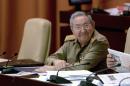 A picture from Cuban official website cubadebate.cu shows President Raul Castro during the first annual session of Cuban Parliament, on July 15, 2015, at Convention Palace in Havana