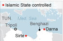 Map locates al-Ghani oil field in Libya; 1c x 2 inches; 46.5 mm x 50 mm;
