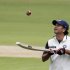 India's Sachin Tendulkar bounces a ball on his bat during a practice session ahead of their second test cricket match against New Zealand in Bangalore