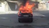 Raw Video: Buildings, vehicles on fire in Homs