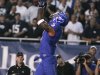 Boise State's Jamar Taylor intercepts a Brigham Young pass during the first half of an NCAA college football game Thursday, Sept. 20, 2012, in Boise, Idaho. (AP Photo/Matt Cilley)
