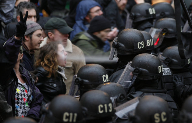 Occupy protesters march nationwide; 300 arrested