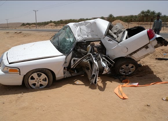 حادث سير يودي بحياة خمسة شبان من أسرة واحدة بالسعودية