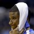 Memphis guard Trey Draper watches from the bench in the closing minute of their 64-62 loss to Xavier in an NCAA college basketball game, Tuesday, Feb. 26, 2013, in Cincinnati. (AP Photo/Al Behrman)