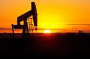 This August 21, 2013 photo shows an oil well near Tioga, North Dakota