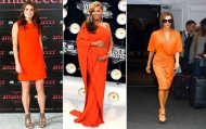 تنسيقات شتوية لارتداء اللون البرتقالي مع الأزياء المختلفة