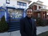 Charles Randolph Wright, director of "Motown: The Musical" poses for a photo outside the Motown Museum in Detroit, Tuesday, Nov. 27, 2012.  "Motown: The Musical" begins its run of preview performances March 11 ahead of the official opening on April 14 at New York's Lunt-Fontanne Theatre. (AP Photo/Paul Sancya)