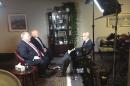 Toronto Mayor Rob Ford is interviewed by Today Show host Matt Lauer in Toronto