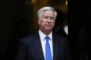 Britain's Secretary of State for Defence Michael Fallon leaves after attending a cabinet meeting at Number 10 Downing Street in London
