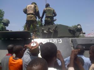 Nigerian troops in Maiduguri, the capital of the northeastern …