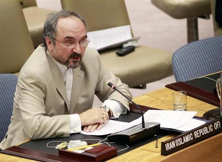 إيران تقول إنها لن تشارك في محادثات سوريا إذا طلب منها قبول جنيف 2012 2014-01-20T205930Z_1_ACAEA0J1MB900_RTROPTP_2_OEGTP-SYR-UN-IRAN-MM3