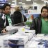 Shoppers shop for a DVD player inside Best Buy during Black Friday in San Francisco