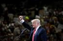Republican U.S. Presidential candidate Donald Trump speaks at a campaign rally in Phoenix