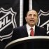 NHL commissioner Gary Bettman speaks during a news conference, Wednesday, Jan. 9, 2013, in New York. NHL owners ratified the tentative labor deal on Wednesday. All that now remains is player approval to finally start the hockey season. (AP Photo/Frank Franklin II)
