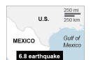 Map locates Tecpan de Galeana, Mexico.; 1c x 2 inches; 46.5 mm x 50 mm;
