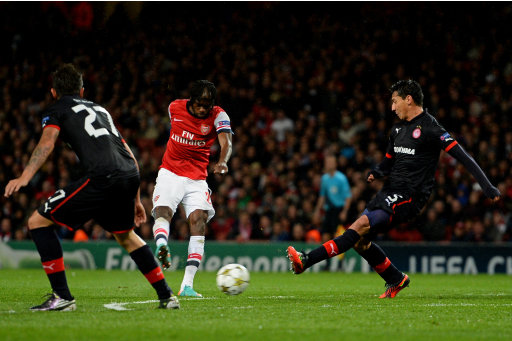 Arsenal FC v Olympiacos FC - UEFA Champions League