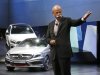 Daimler AG's Chief Executive Officer Dieter Zetsche gives a speaks next to the new Mercedes-Benz A Class model on media day at the Paris Mondial de l'Automobile