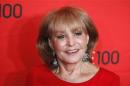 Television personality Barbara Walters arrives at the Time 100 Gala in New York