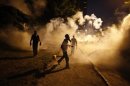 Anti-government protesters clash with riot police in Istanbul